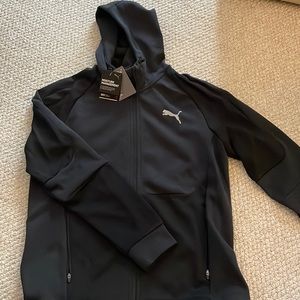 NWT - Puma Grey/Black Evostripe Performance Zip Up